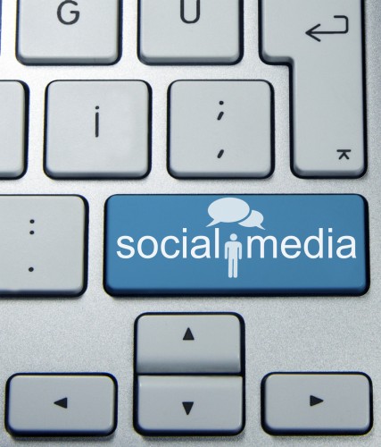 social media button on keyboard