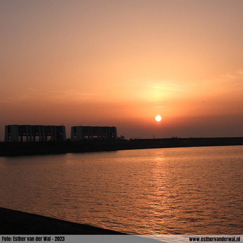 Zonsondergang Lauwersoog